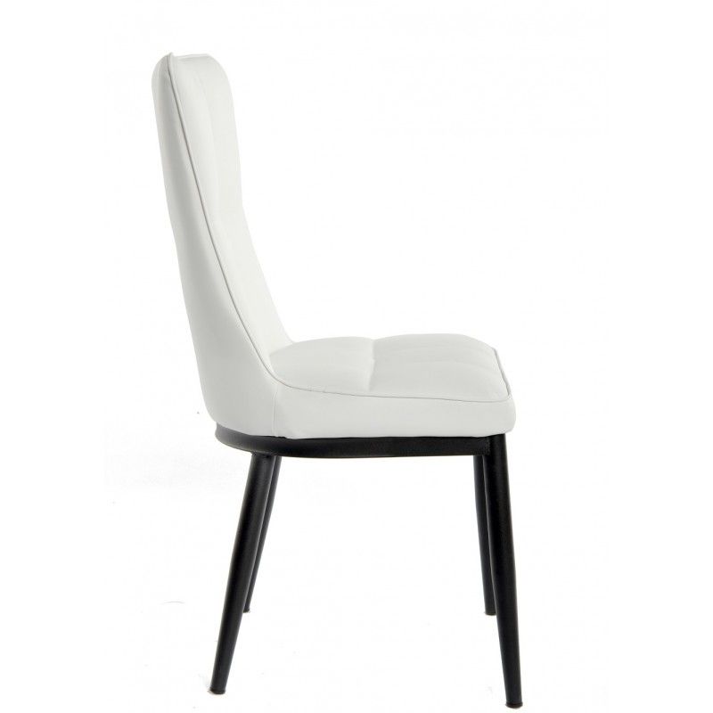 silla daniela metal tapizado similpiel blanca (2)
