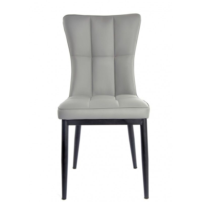 silla daniela metal tapizado similpiel gris claro (1)