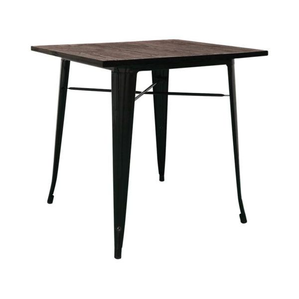 mesa meyer cuadrada madera 80