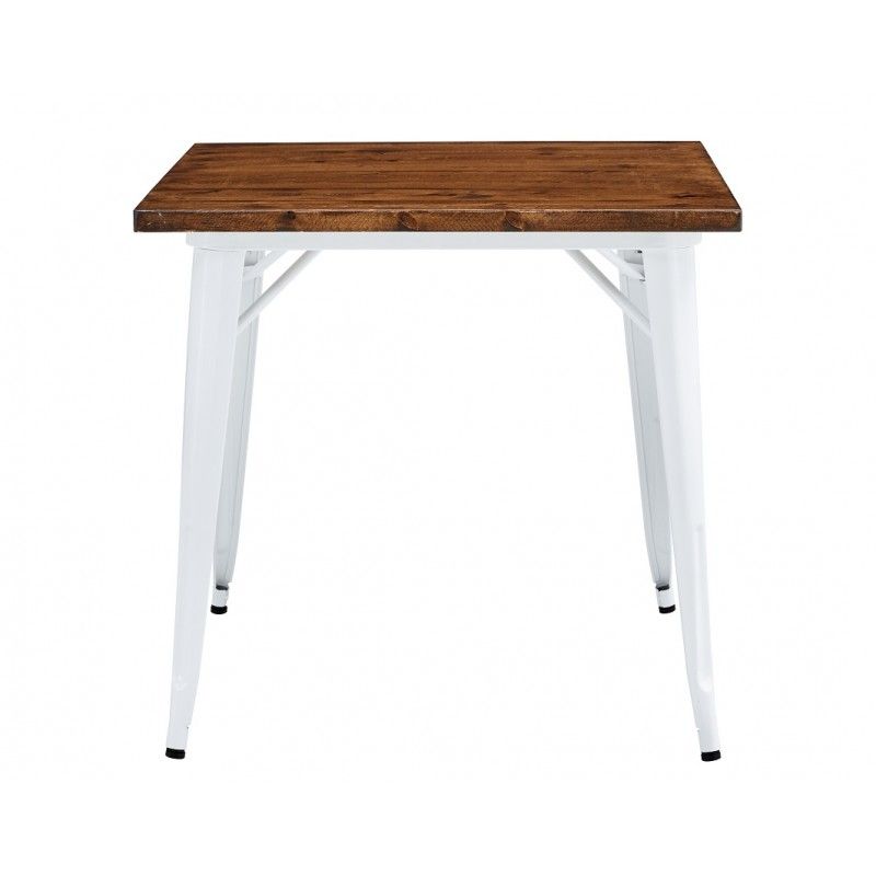 mesa tol ek wood acero madera blanca 80×80 cms (1)
