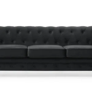 chesterfield a6053 velours noir face