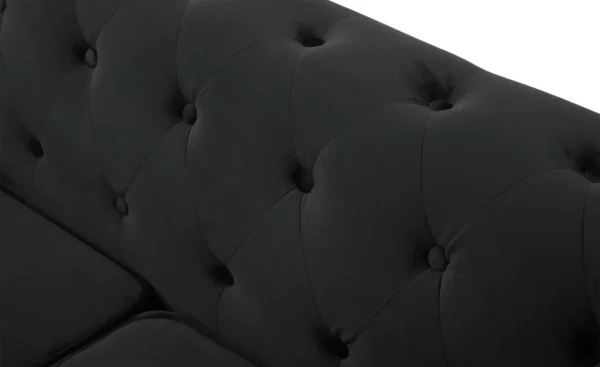 chesterfield a6053 velours noir zoom