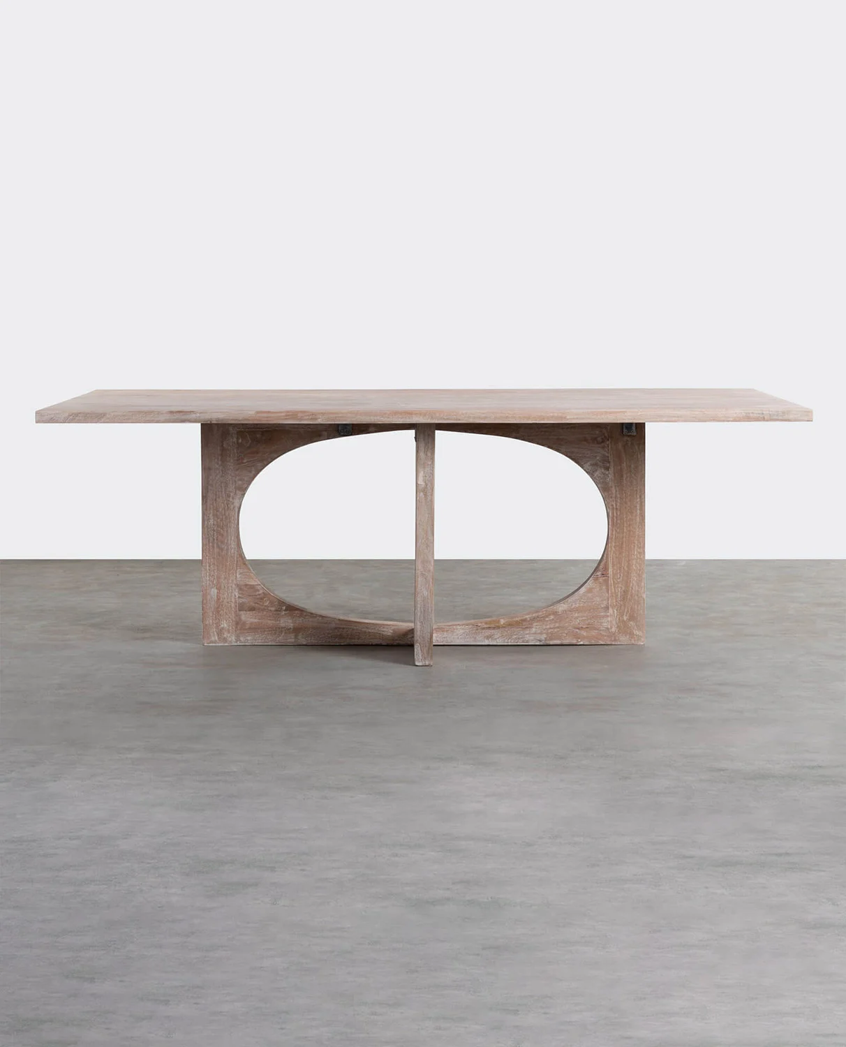 mesa de comedor rectangular de madera de mango 2175×1065 cm casta