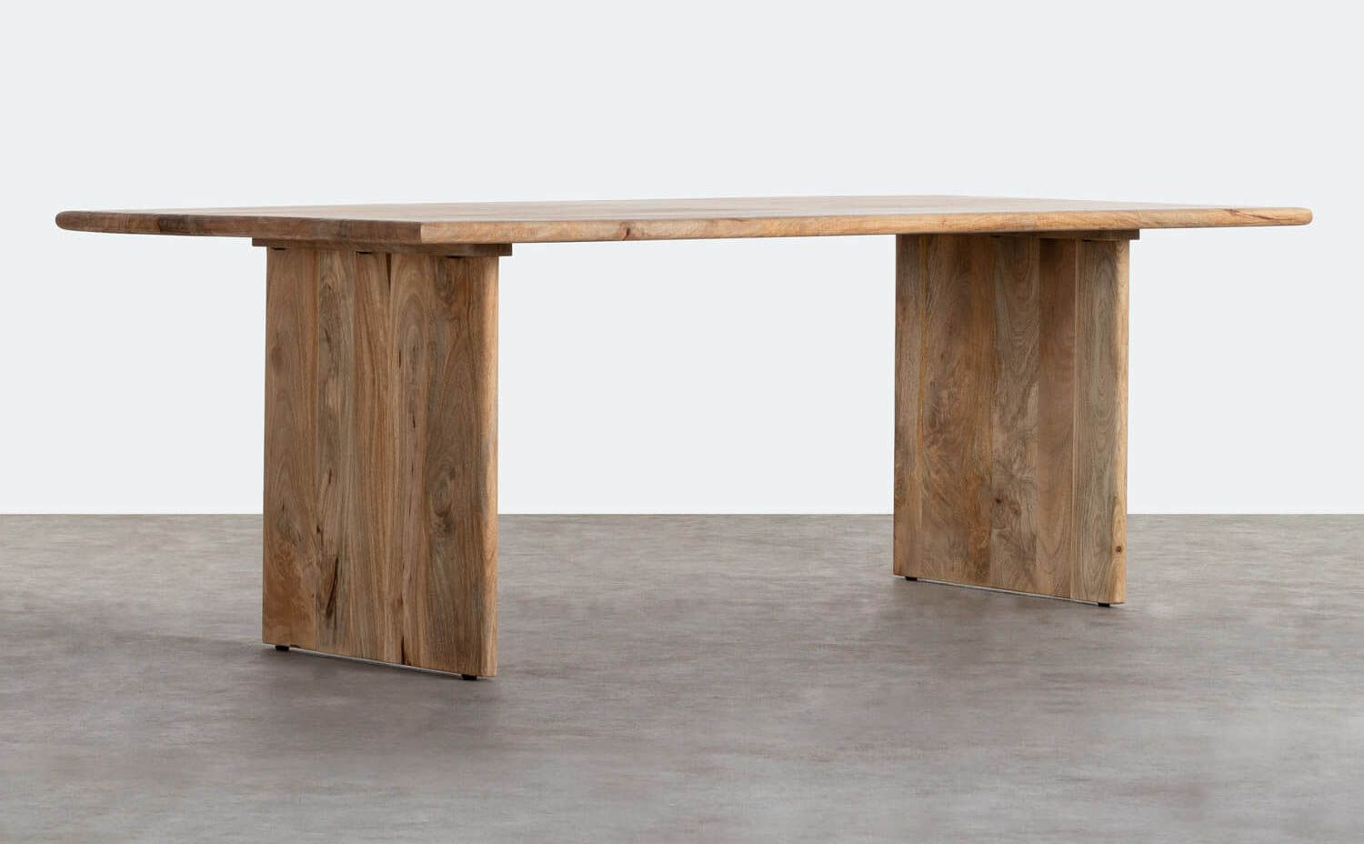 mesa de comedor rectangular de madera de mango 220x100 cm waime