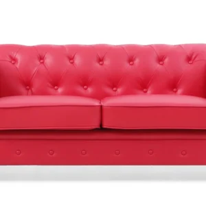 chesterfield a6052 simili rouge face