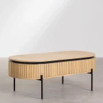 mesa de centro en madera de mango anais