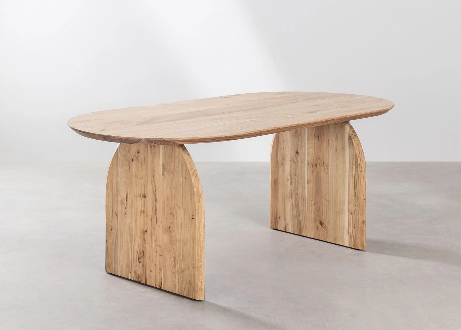 mesa de comedor en madera de acacia bedum 1