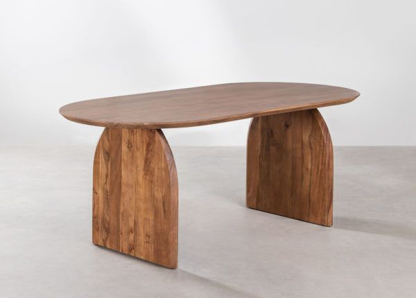 mesa de comedor en madera de acacia bedum 4