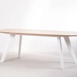 mesa de comedor rectangular en madera 240 100 cm onar