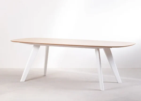 mesa de comedor rectangular en madera 240 100 cm onar