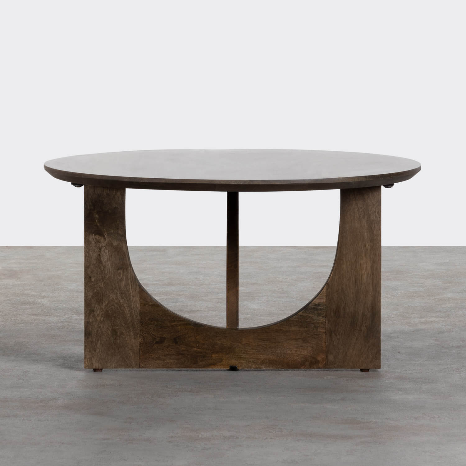 mesa de centro redonda de madera o80 cm anouk 12