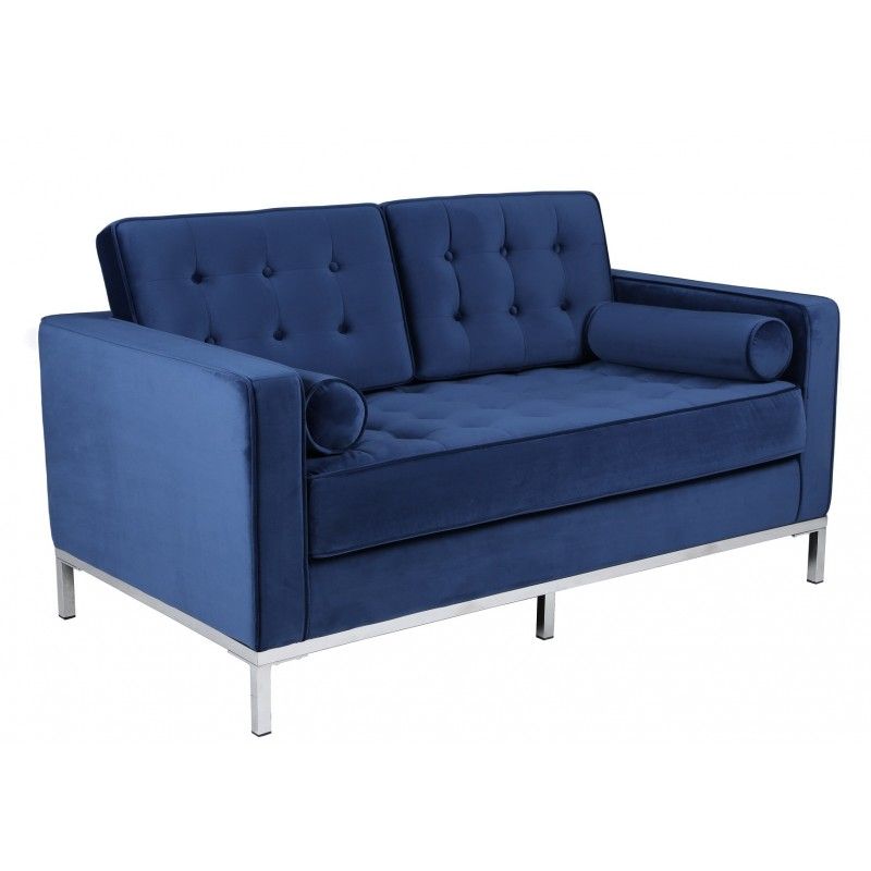 sofa arles 2 plazas tejido velvet azul (1)