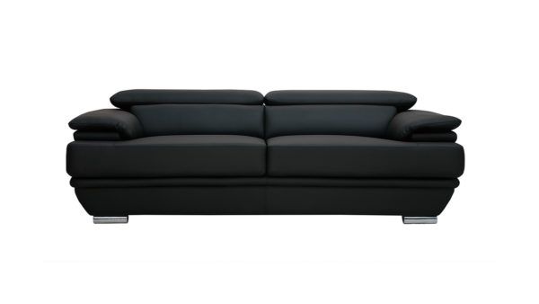 sofa de cuero diseno tres plazas con cabeceros ajustables negro ewing 23226 62fe0603be56e 1200 675