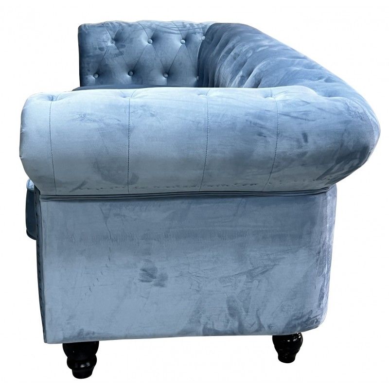 sofa chester premium 2 plazas tapizado velvet dusky azul 1