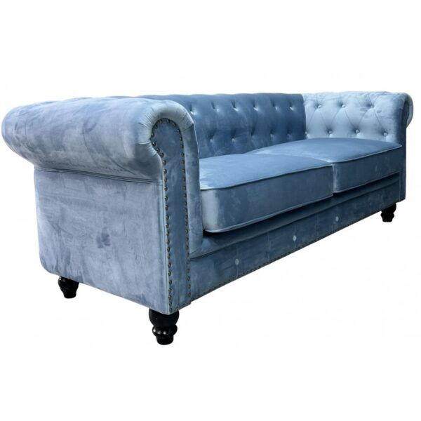 sofa chester premium 3 plazas tapizado velvet dusky azul 1