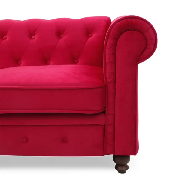 chesterfield a6053 velours rouge zoom2