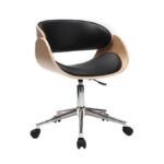 silla de escritorio negro y madera clara con ruedas bent 32606 5bea9265c446f 1200 675