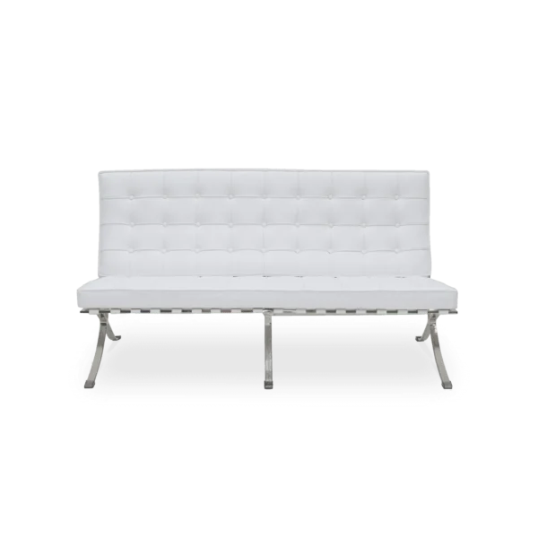 sofa barcelona mies van der rohe 2 plazas piel italiana blanco 2 2048x2048