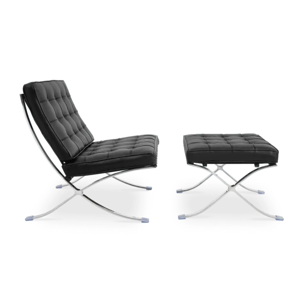 silla barcelona piel con ottoman negro 2 2048x2048