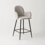 NubbiUpholsteredDiningBarStool CloudGrey 1