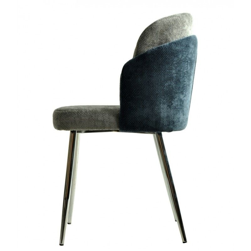 silla dresde cromada tapizada chenilla azul y gris claro (2)