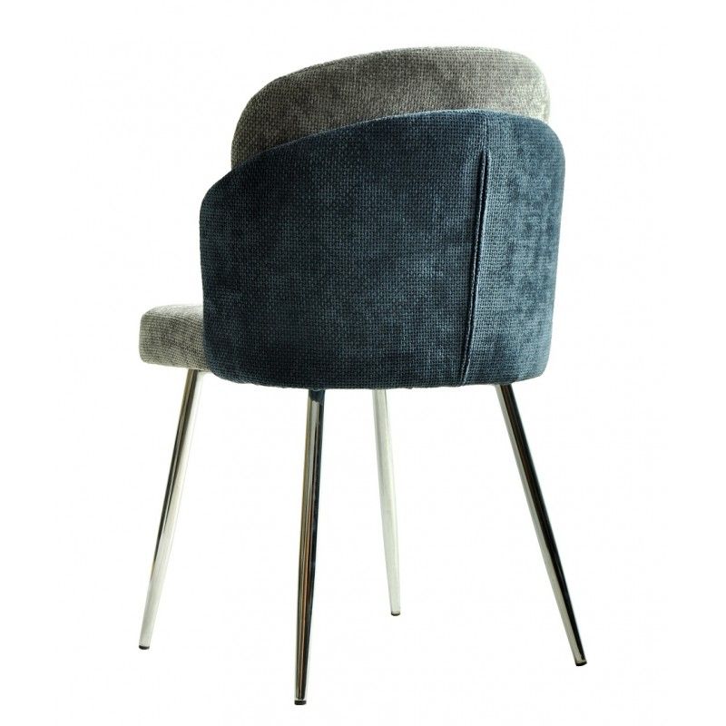 silla dresde cromada tapizada chenilla azul y gris claro (3)