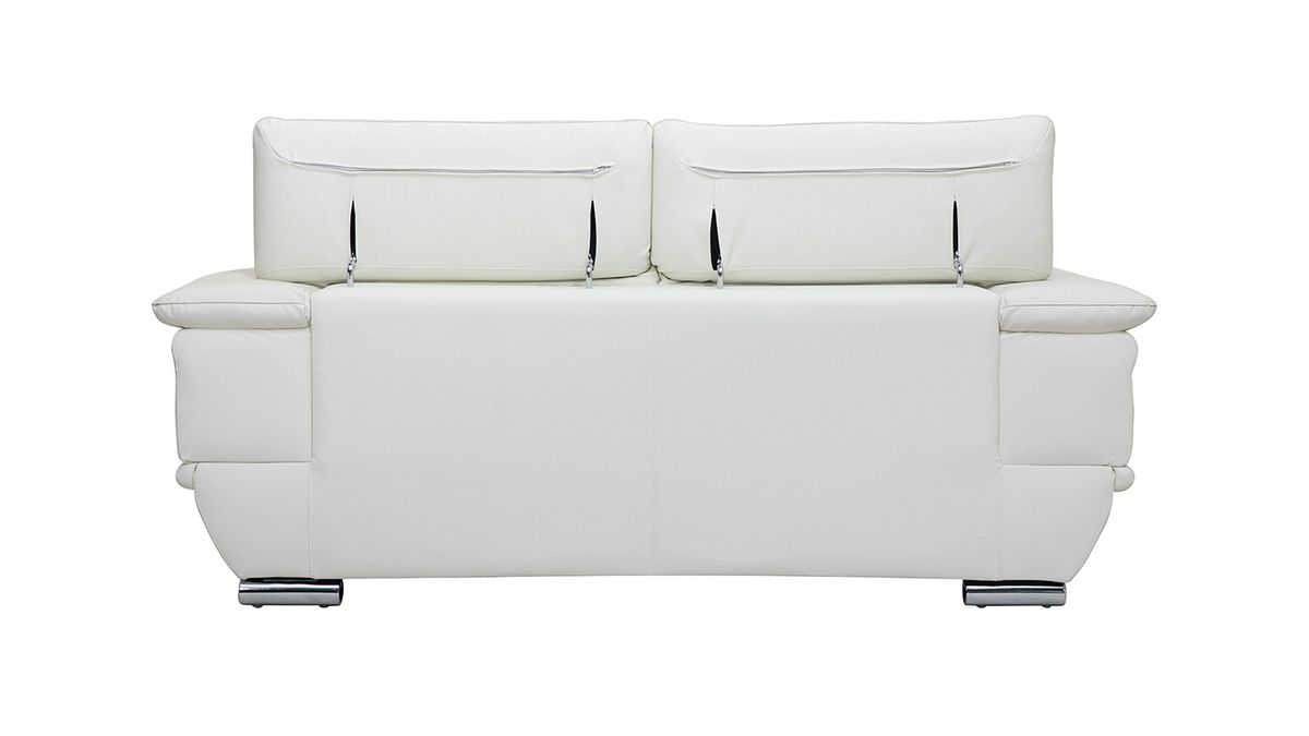 sofa cuero diseno dos plazas con cabeceros ajustables blanco ewing 23223 62ff37a606ead 1200 675