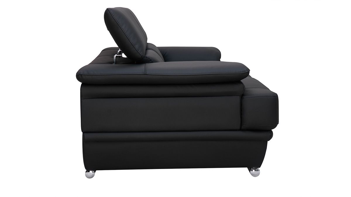 sofa cuero diseno dos plazas con cabeceros ajustables negro ewing 23225 62fe03427abbb 1200 675