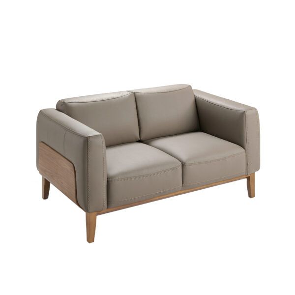 6028 sofa 2 plazas piel vison nogal sofa angel cerda 1