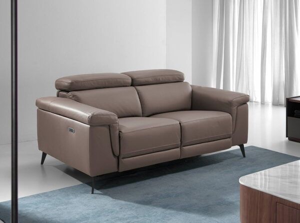 6106 sofa 2 plazas moderno piel vison madera maciza pino sofa angel cerda a