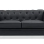 chesterfield a6052 simili noir face