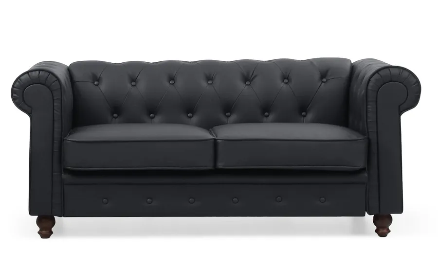 chesterfield a6052 simili noir face