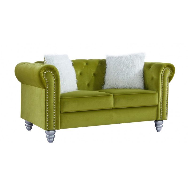 sofa chester style 2 plazas tapizado velvet verde 38 (1)