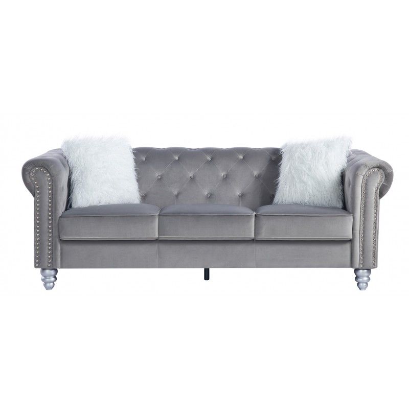 sofa chester style 3 plazas tapizado velvet gris 27 (1)