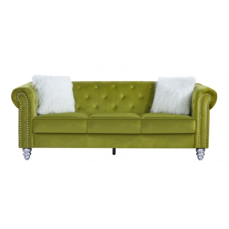 sofa chester style 3 plazas tapizado velvet verde 38 (1)