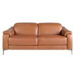 6181 sofa 3 plazas piel marron acero sofa angel cerda 3F escaled