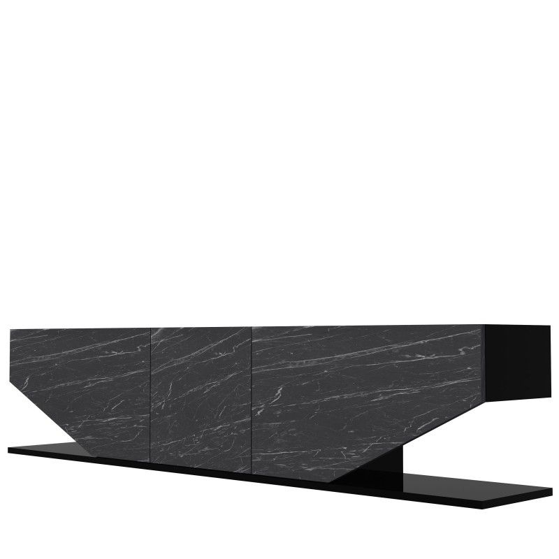 mueble de tv violet biiaminado marmol negro 180 cms (1)