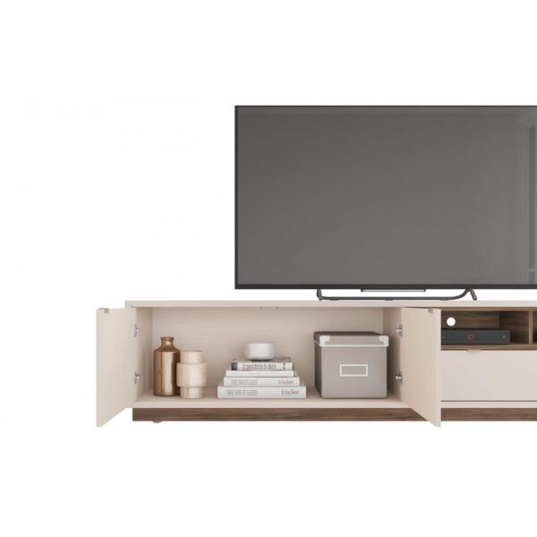 mueble tv isis blanco roto y nogal 218 cms (2)