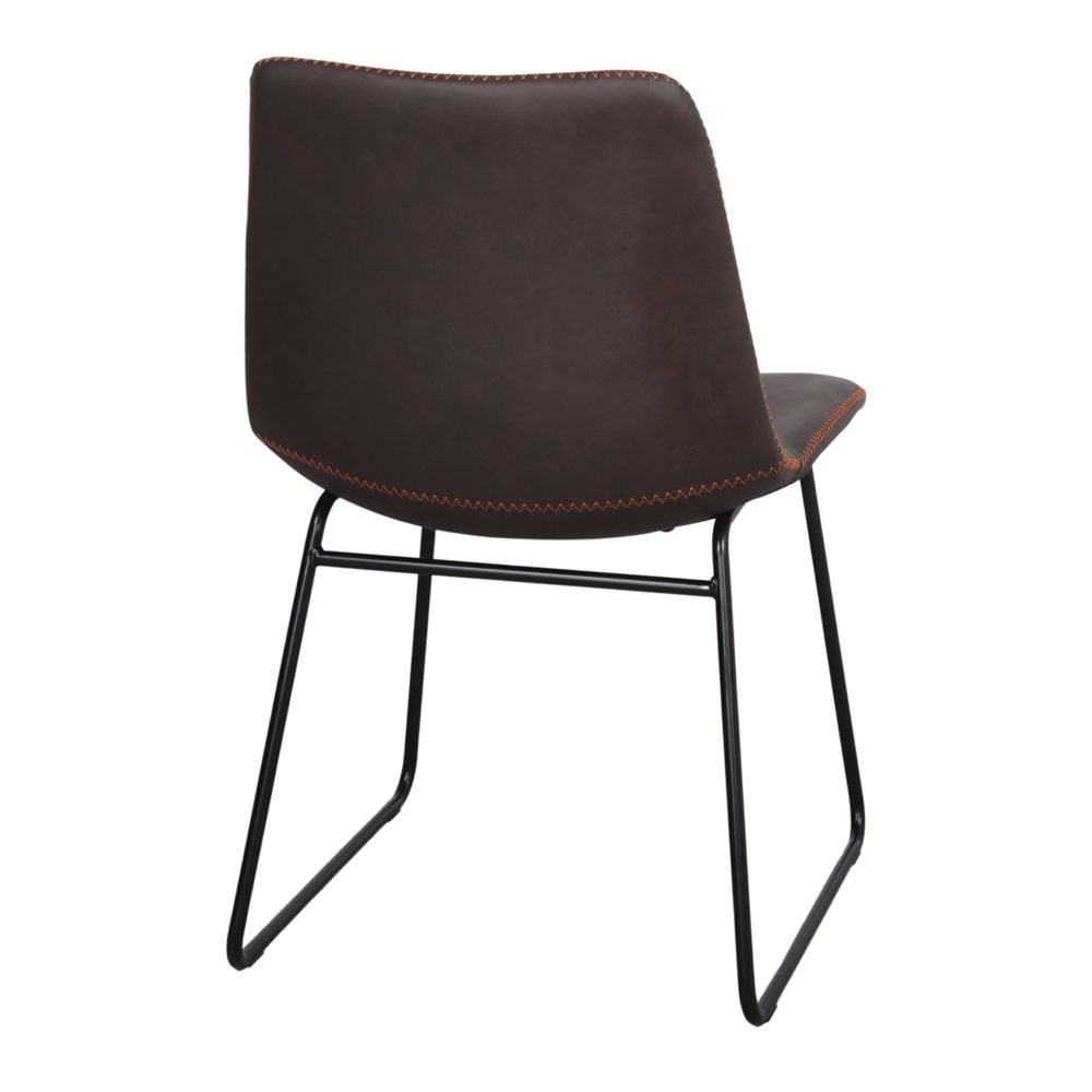 misterwils silla tapizada giza marron 4