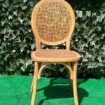 SILLA MEDALLON MADERA