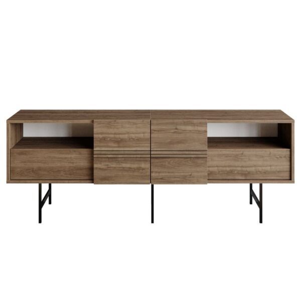 mueble de tv simon biiaminado nogal 180 cms (2)