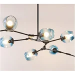 chandelier bolas azul96