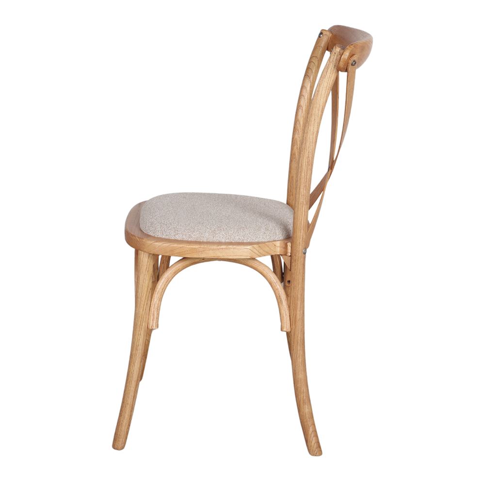 silla madera tapizada lotus natural 3