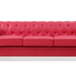 chesterfield a6053 simili rouge face