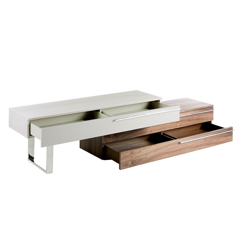 3081 mueble tv nogal claro acero tv stand angel cerda 2