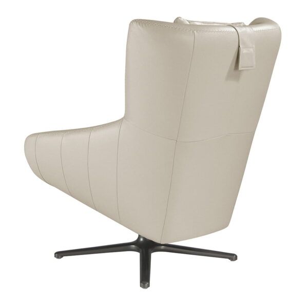 5090 sillon giratorio piel topo acero pulido armchair angel cerda 3