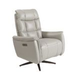 5114 sillon relax piel gris acero relax armchair angel cerda 1P