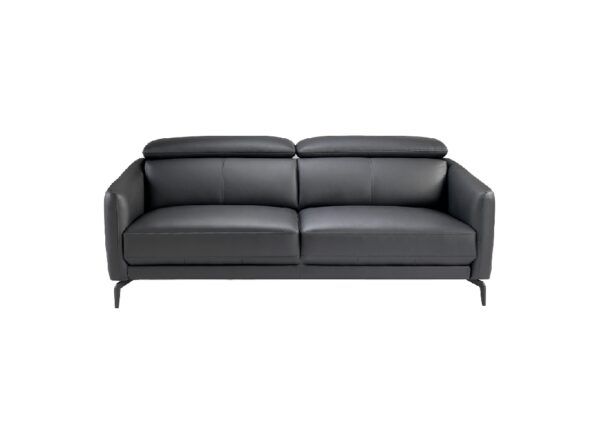 6059 sofa 3 plazas moderno piel negro acero negro sofa angel cerda 03 01 escaled