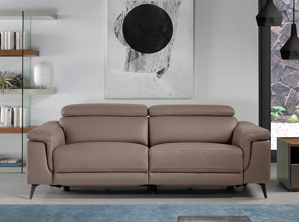 6105 sofa 3 plazas moderno piel vison madera maciza pino sofa angel cerda b