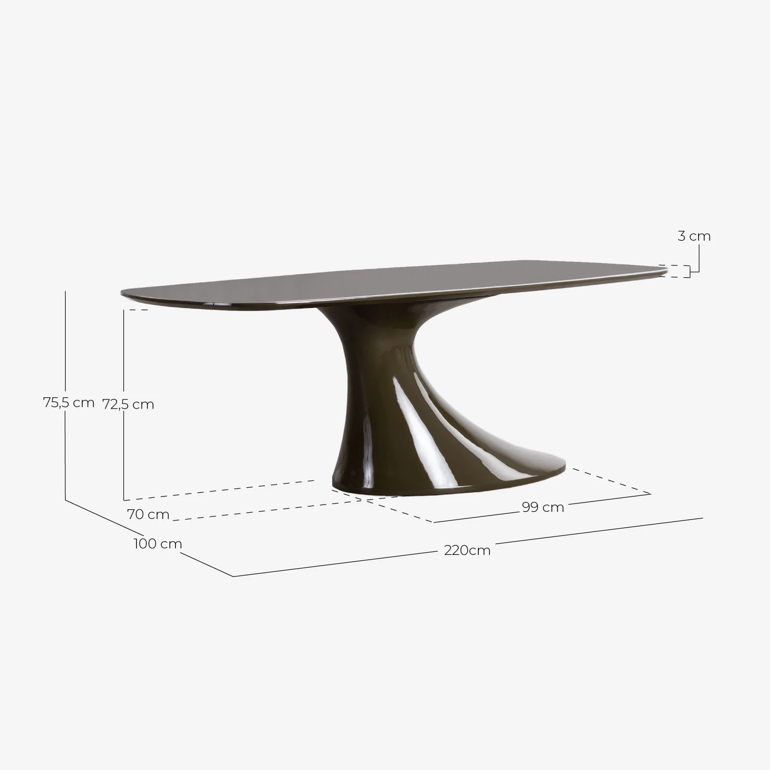 mesa de comedor rectangular de madera y fibra de vidrio 220×100 cm cool flawas.JPG 23